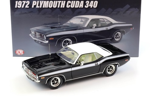 Acme 1972 plymouth cuda - 1:18,