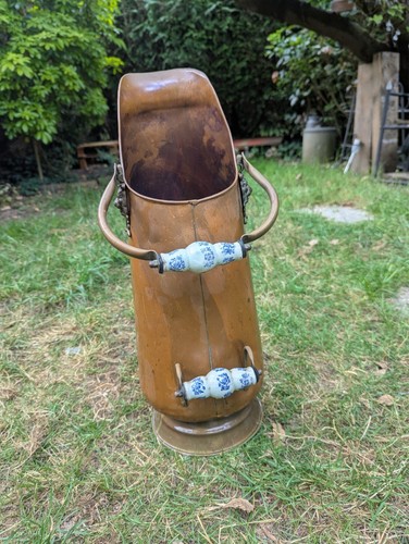 Porte parapluie ancien - , cuivre