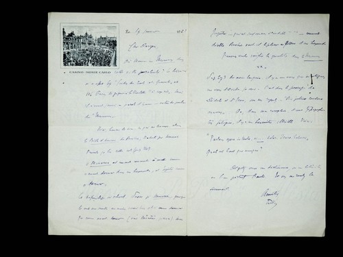 Willy lettre autographe - -,