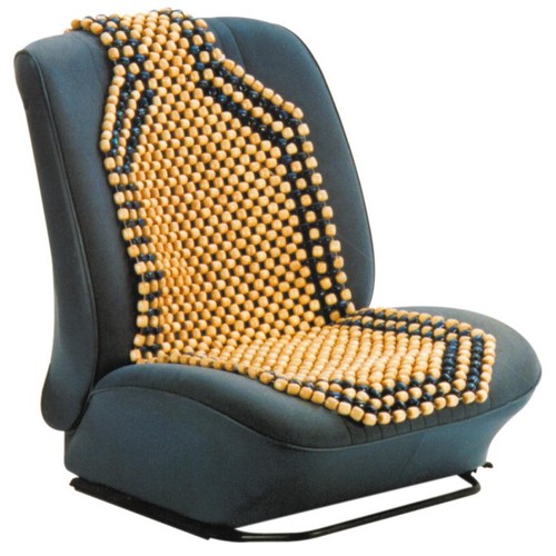 Couvre siege billes bois - couvre,