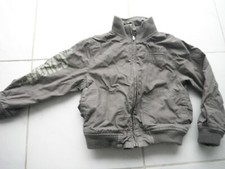 BLOUSON ENFANT  COTON  marque THE WORLD A  CAPUCHE  2 ANS GRIS MI  SAISON