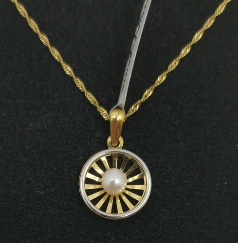 Pendentif chaîne or - en,
