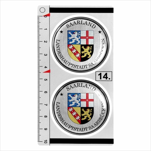 Sarre lot de 2 badge - sarre,