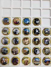 Génériques La Belgique Souverains et Monuments la série de 24 capsules Ct Jaune