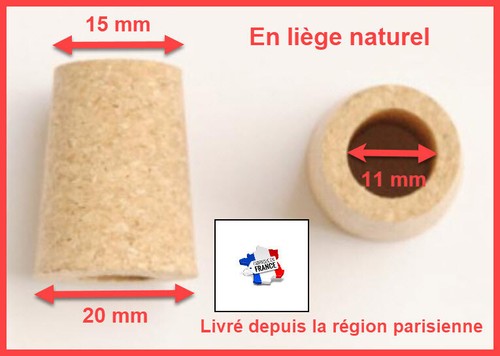 Bouchon percé pour - , de