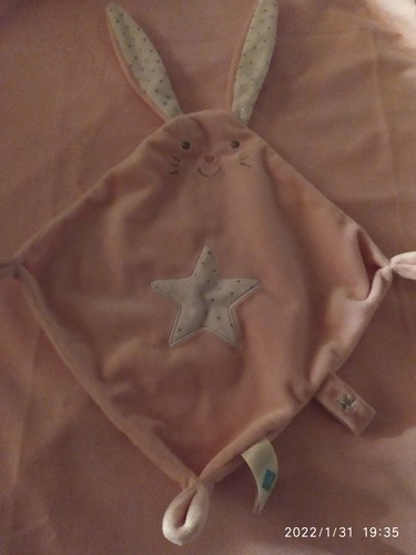 Doudou plat lapin tex - doudou,