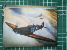 ii006 WW2 Photo 15x10 cm - TTBE - avion Anglais en vol, Spitfire