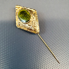 BIJOU - Rare épingle Jacques Esterel Made in France à cabochon  REF #56