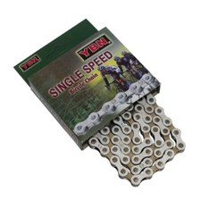 CHAINE SINGLESPEED BLANC 112
