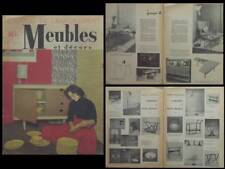 MEUBLES ET DECORS n°663 1953 GASCOIN, BINY, ALAIN RICHARD, SAINT DIZIER,PERRIAND