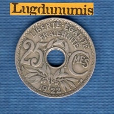 25 Centimes Lindauer - 1922 - Qualité TB TTB