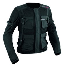Blouson Textile Moto Motard Mesh Protections CE Armure Poches Veste