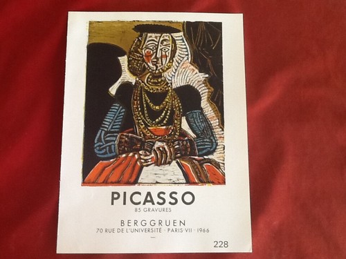 Picasso lithographie 85 - -,