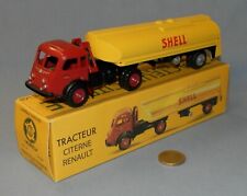 CIJ réédition Norev : Renault "Fainéant" semi-citerne "SHELL" anno 1950