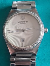 Ladies  Victorinox Swiss Army Stainless Steel Watch  cal Ronda SWISS MADE 