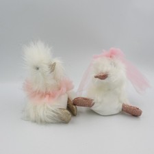 Doudou canard blanc rose tutu Coin Coin D&C - 27811
