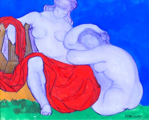 Dessin robert barillot - dessin, femme