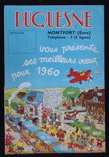 Calendrier 1960 DUQUESNE