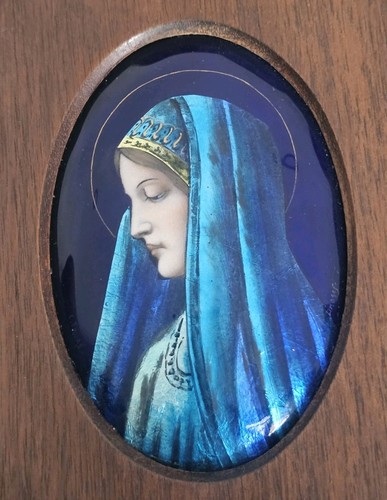 Médaillon religieux vierge - religieux, en