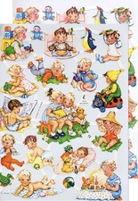 Chromo EF Découpis Naissance 7015 Decoupage Collage Carterie