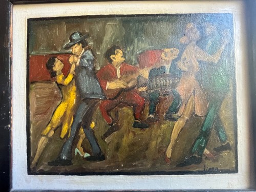 Beau tableau art deco vers