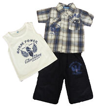 Ensemble enfant, short et chemise ZSF, bleu, taille 6 ans - 116