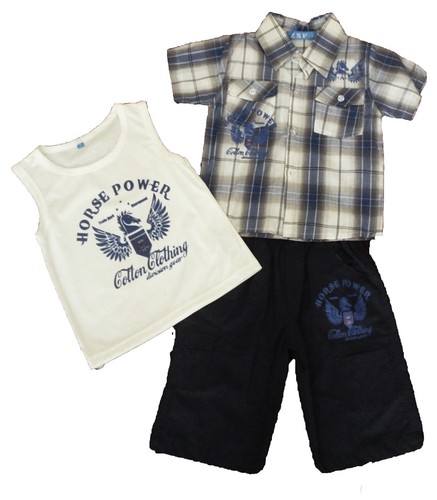 Ensemble garçon short et - ensemble,
