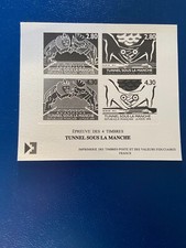 Tunnel sous la Manche- document (trésor en taille douce)Phil@poste