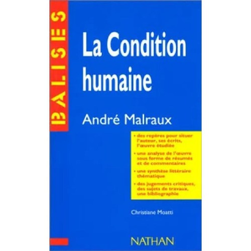 Livre condition humaine - livre,