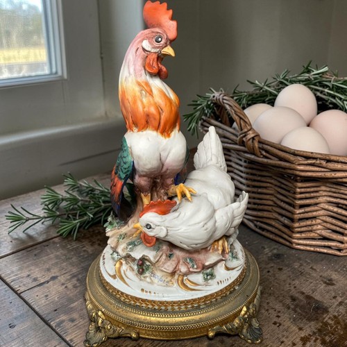 Sculpture capodimonte coq - capodimonte,