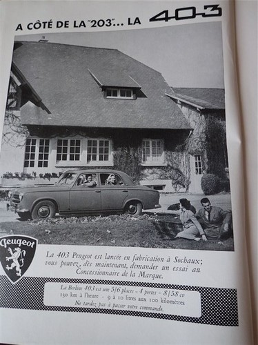 Peugeot 403 linoleum - peugeot,