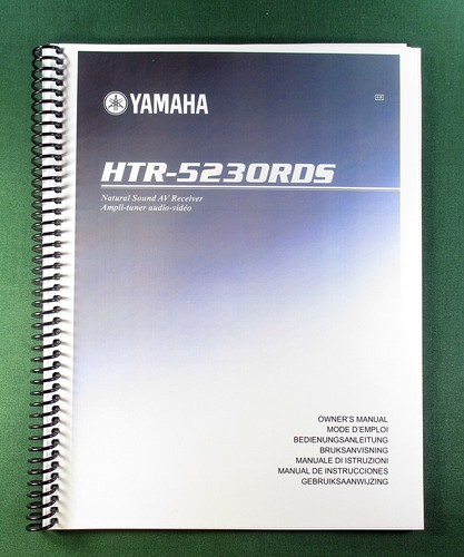 Yamaha htr 5230rds instruction - yamaha,