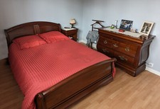 Chambre coucher style louis - chambre, à