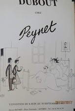 Affiche - DUBOUT -  Exposition