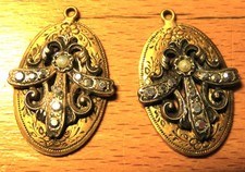 PAMPILLES gravées FLEURS