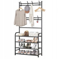 Portemanteau De Contribution Porte-Manteau Banc Avec Étagère à Chaussures À 4