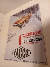 Plaque tole publicite Yacco