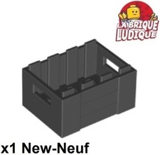 Lego 1x Container coffre box caisse crate poignée Handholds noir/black 30150 NEW