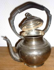 Très belle  Bouilloire Samovar Métal argenté XIXème