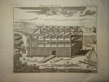 GRANDE GRAVURE XVIII° PAYSAGE