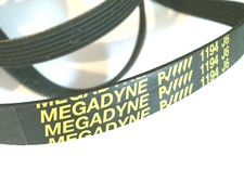 1194J6 Courroie MEGADYNE 1194 J6 pour lave linge