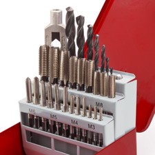 Coffret 21 tarauds + 7 forets