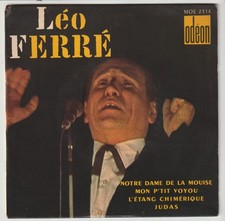 LÉO FERRÉ   " NOTRE DAME DE LA MOUISE "    (EP 4 titres)