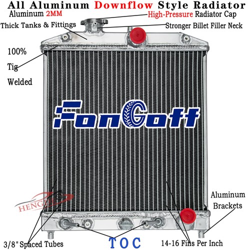 Aluminium radiateur pour 00 - aluminium,