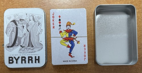 Cartes jouer byrrh - cartes,