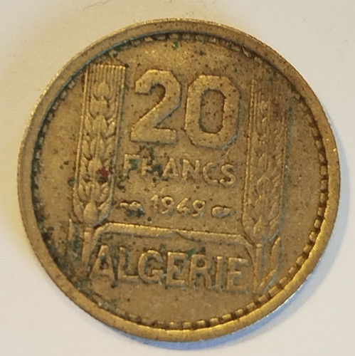 Pièce francs 1949 - 20,