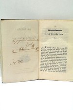 LIVRE ANCIEN LÓGICA GUEVARA BASOAZABAL JÉSUITE MEXIQUE ESPAGNA PHILOSOPHIE 1837