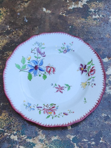 Assiette plate sarreguemines - assiette,