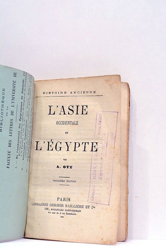 Livre ancien ott - ancien,