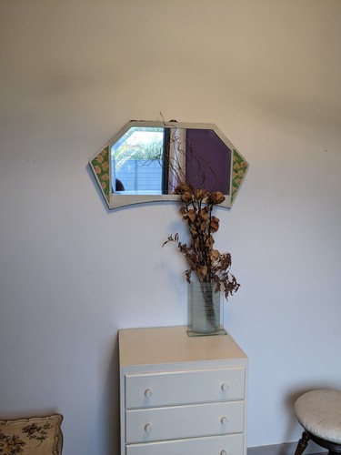 Miroir hexagonal biseauté